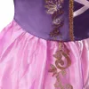 Flickor Rapunzel Costume Kids Summer Tangled Fancy Cosplay Princess Dress Children Birthday Carnival Halloween Party Clothes 28T 240109