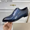 Berluti Business Leather Shoes Oxford Calfskin Handmade Top Quality Berlut's totem français ancien peint à la main dresswq