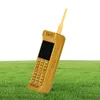 Luksusowe złoto klasyczne małe telefony komórkowe retro głośno głośnik jasny Flashligh Powerbank Szybki pokrętło Magic Voice Zmieniacz Bluetooth Cell9731797