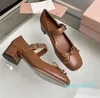 Mius Cinghie sandalo con fibbia tacco grosso décolleté scarpe eleganti con tacco Per la festa di nozze donna designer ballerina sandali con punta quadrata slip on Mary Jane scarpa