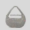 Totes, Luxus-Diamanten, Abend-Clutch-Taschen, Designer-Rhinone-Damenhandtaschen, Shinny-Party-Geldbörsen, Sier-Kristall-Mesh-Tasche 2023, stilvolle Taschen