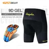 Fietsbroek Heren Pro Team Racefietsbroek voor heren Zomer Ademend Sneldrogend Anti-zweet Gel gevoerde sportbroek Zwart291r