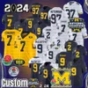 Michigan College Football Jersey 1000 gana campeones del Rose Bowl Roman Wilson Corum McCarthy Tom Brady Hutchinson Haskins Donovan Edwards Zinter Sainristil 2024