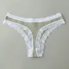 3PC Sexy Damen-Unterwäsche, Spitze, atmungsaktiv, Tanga-Unterwäsche, Damen-T-Rücken, verführerisch, niedrig tailliert, heiße Damen-Unterwäsche, transparent, G-Ausschnitt, 230110