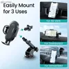 Cell Phone Mounts Holders Sucker Car Air Vent Stand Phone Holder Mount Stand GPS Telefon Mobile Cell Support For 15 Pro Max YQ240110