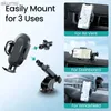 Cell Phone Mounts Holders Phone Holder In Car Air Vent Clip Dashboard Window Sucker Car Phone Holder Mount GPS Support Mobile Cellphone Holder For Car YQ240110