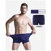 Herr grossistbyxor sexig man bambu fiber boxare shorts modal underkläder tryckta underbyxor plus storlek 2xl-7xl 240110