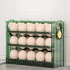 Cosmetische tassen 30 roosters Eieropbergdoos Kipcontainer Met handvat Lade Organizer Huishoudelijke houder voor koelkast