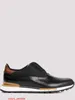 Playoff Leather Sneaker Berluti Men's Casual Shoes Berluti 24 Spring/Summer Fast Track äkta läder lapptäcke Sportskor S4970002 Äkta butiksmänskor HBPZ