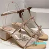 Evening shoes pink women sandals Dress shoeLuxury Designers sandal
