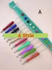 100st Candy Beaded Ballpoint Pen Pennor Present för att skriva Beadable Penns BEADABLE PEN DIY Present för Studentkontor Leveranser 240109