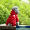 Hundkläder vinterfasion väst tröja designers brev husdjur kläder för valp sumsum kappa tröjor förtjockad husdjur ned bomullsjacka
