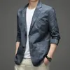 Mode Mannen Kleding Smart Casual Blazers Lente Herfst Koreaanse Lange Mouw Business Sociale Kantoor Mannelijke Kleding Pak Jassen 240110