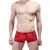 Calzoncillos Ropa interior para hombres Características Bolsillo de repuesto Bañadores Lovers Paradise Lace-up Hip Lift Boxer transpirable 4008DK