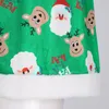 Santa Shorts Men Claus Deer Tryckt trosor Nattkläder Mid midje midjeband Boxer Briefs för juldräkter 240110