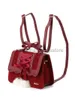 Totes Fashion Liz Lisa Cute Bow Shoulder Bags Women Sweet Red Handbag Famous Brand Designer Girl Leather Bagstylishhandbagsstore