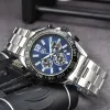 Высококачественный бренд Tog F1 Series Racing Sports Leisure Fashion Luxury Staine Steel Steel stem Автоматическое дизайнерское движение Quartz Watch Three Eye BA0842