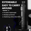 Selfie Monopods Wydłużone selfie Stick Bluetooth Selfie Stick SPLEKT Light Statod z zdalną migawką na Android iOS 2023 Najnowsze gorące YQ240110