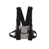 Functional Tactical Chest Bag For Men Fashion Bullet Hip Hop Vest Streetwear Bag Waist Pack Unisex Black Chest Rig Bag 240110