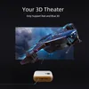 A10 Mini Projector Portable LED VideoProjector Enhance Version Compatible HD Smart TV Box Audio USB TF Home Theatre Media Player 240110