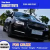 För Chevrolet Cruze LED-strålkastare 09-16 Dagstid Running Light Streamer Turn Signal Indicator Head Lamp Car Accessories Auto Parts