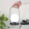 Lampada da notte portatile per esterni da 1 pz, lampada da tavolo, lampada da tavolo wireless con dimmerabile, lampade da comodino con porta di ricarica USB