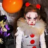 Gri Palyaço Pennywise Tutu Elbise Çocuklar İçin Toddler Noel Kıyafet Çocuklar Doğum Günü Partisi Giysileri Cadılar Bayramı Kostümleri 240109