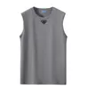 Top Quality Designer T-shirt Tees Mens Tank Tops Camisetas Verão Slim Fit Esportes Respirável Absorção de Suor Cueca Preta Bottom Top Moda Roupas Masculinas