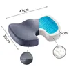 Oreiller Gel mousse à mémoire de forme, siège en forme de U, Massage, chaise de bureau, pour voiture, longue assise, soulagement de la douleur du coccyx, coussin de canapé