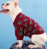 Winter Warme trui voor huisdieren Designer Hondenkleding Merken Hondenkleding Gebreide coltrui Koud weer Huisdieren Jassen Puppy Kat Pullover Kleding voor honden 13stijl -5