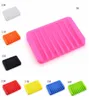 Saboneteiras de silicone Saboneteiras de banheiro Caso Multicolor Drenagem de água Antiderrapante Caixa de sabonete para casa Suprimentos de banheiro 16 cores DBC D9796602