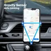 Mobiltelefonmonteringshållare Niye Gravity Car Holder For Phone Air Vent Clip Mount Mobile Cell Stand Smartphone GPS Support för 13 12 YQ240110