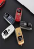 Desbloqueado Quad Band telefones celulares Mini Car Key Modelo Design Celular Magic Voice Changer Dual Sim Card Tiny Size Cartoon Kids mobile9158654