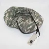 Wash camouflage large eaves outdoor sun shading hat men's and women's tide basin hat foldable wind rope