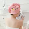 Towel Quick Dry Hair Hat Thicker Microfiber Shower Cap Wrap Reduce Frizz For Women Girls Ladies Salon Bathing Rapid Drying