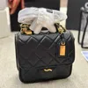 Pelle di vitello di lusso da donna Designer 23k Tote Tofu Borsa a tracolla Litchi Borsa a spalla Accessori hardware Borsa vintage Catena di metallo