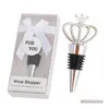 Party Favor Diamond Crown Wine Bottle Stopper Sier Stoppers Home Kitchen Bar Tool Metal Seal Wedding Guest Gifts Sn214 Drop Delivery Dhj7Z