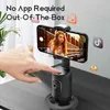 Selfie Monopods Auto Face Tracking Gimbal Phone Vlog Live Phone selfie stick Smart holder AI Follow-Up video Vlog Live Gimbal Stabilizer YQ240110