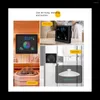 Orologi da parete Orologio da bagno impermeabile Orologio da doccia Timer elettronico digitale Cucina Bagno Tempo Bianco