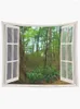Tapestries Window To Enchanted Forest Ferns Tapestry Wall Coverings Room Decorations Aesthetic