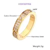 Designer jewelry Carter Rings Fashion full diamond star ring high sense women's stainless steel with titanium With Original Box