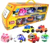 6 pçsset caixa original robocar poli coreia crianças brinquedos robô transformação anime figura de ação brinquedos para crianças playmobil juguetes q4873421