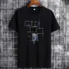 T-shirt da uomo 2022 T-shirt per abbigliamento da uomo Goth Estate Hip Hop Manga Magliette da corsa oversize da uomo Abbigliamento da palestra Harajuku Streetwear Tee ShirtL240110