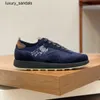 Berluti Mens Shoes Playoff Leather Sneakers Berlut Bru 2024 New Mens Handsome Low Cut Spliced Sports and Casual High End Fashion Trendy for Men Rj A4XX