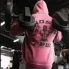 Erkek Hoodies Sweatshirts Erkekler Kış Spor salonları Pamuk Hoodie Fitness Vücut Geliştirme Sweatshirt Ceket Yüksek Kanguru Cepleri Kaliteli Marka Hoodie Giyim T240110