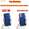 Obudowy telefonu komórkowego Candy Kolor Silikon Fase do Samsung Galaxy A32 A52 A72 A53 A73 A33 4G 5G A40 A41 A41 A50S A20 A70 A7 2018 A40 A52S Coverl240110