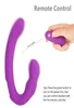 Strapon gode vibrateur sans fil télécommande sangle sur lesbienne Double pénétration jouets sexuels pour femme ZD0254 vibrateurs3393565