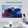 WANBO T2 MAX Projektor 1080p Full HD Android 90 Mini WiFi Auto Focus 450ansi Portable HiFi Sound Home Outdoor 240110