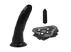 YEMA 2st Black Strap on Realistisk normal dildo Bullet Vibrator Strapon Sex Toys For Women Lesbian Clitoris Vagina Massager S197061325654
