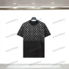 Xinxinbuy 2024 Men Designer Tee T Shirt Gradient Letter Printing 1854 Kobiety Czarny biały szary niebieski czerwony xs-3xl